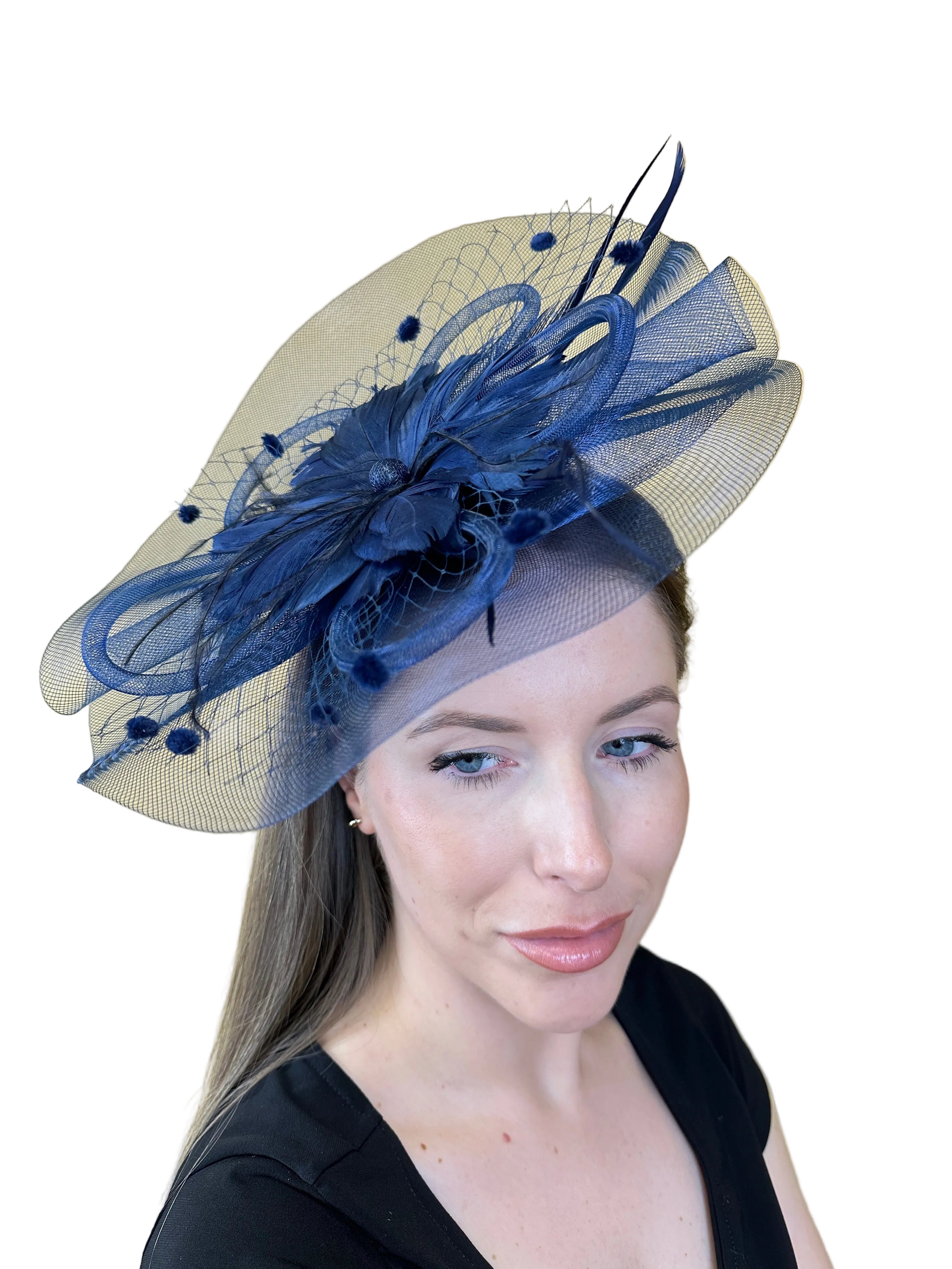 large flower fascinator