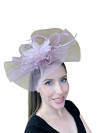 large flower fascinator