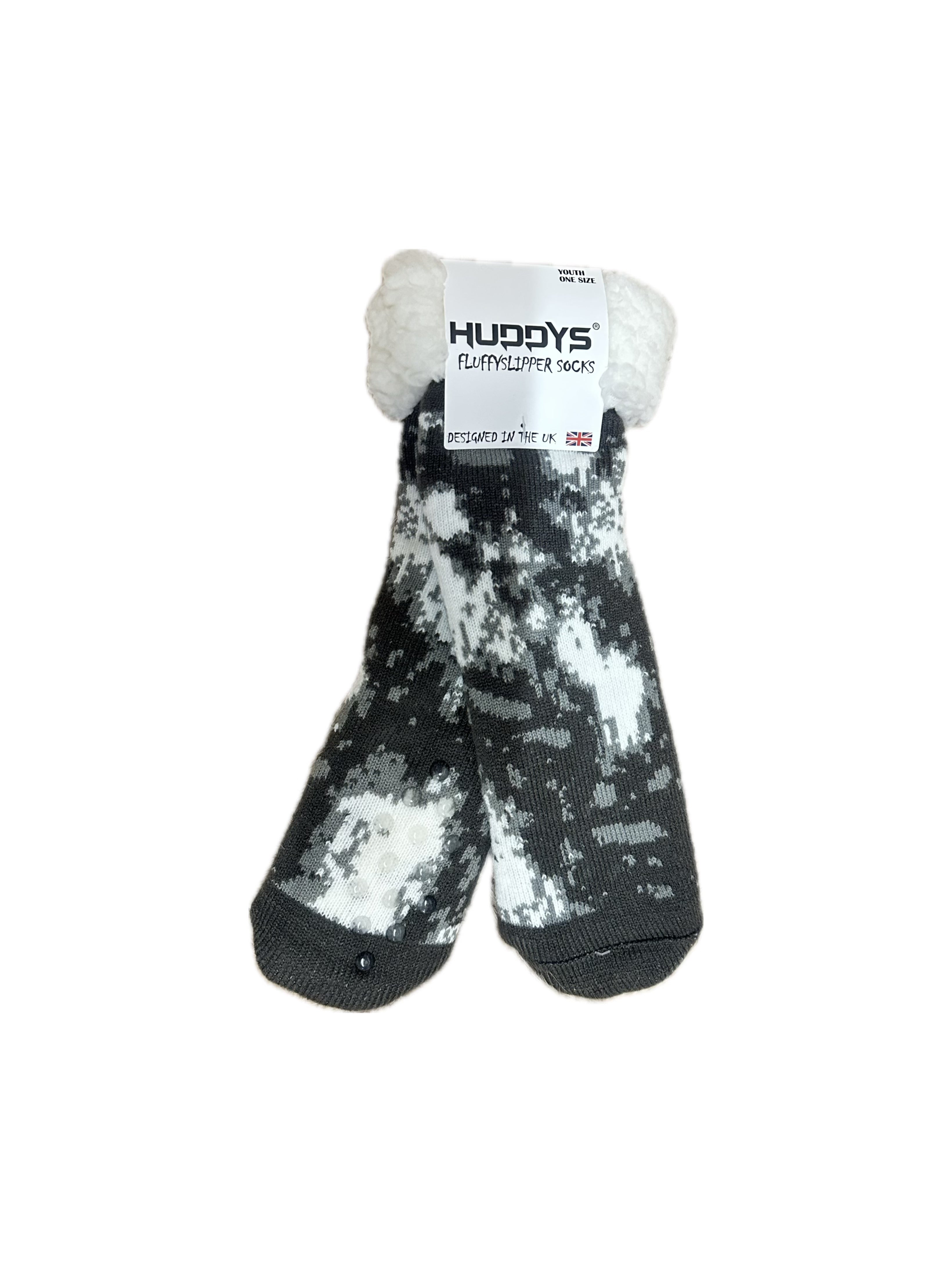 Tie Dye Grey Oversized Blanket Hoodie & Slipper Socks