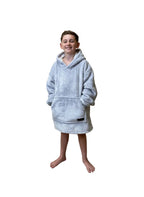 Silver Grey Oversized Hoodie Blanket & Socks