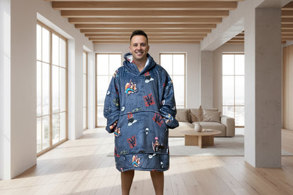 Adult/Youth Hip Hop Hoodie Blanket