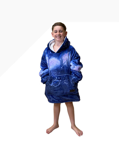 Adult/Youth Constellation Hoodie Blanket