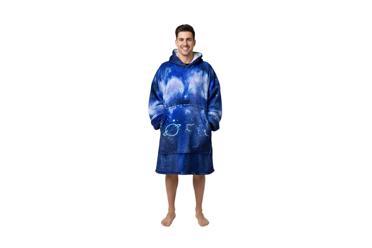 Constellation Oversized Blanket Hoodie
