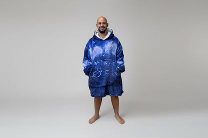Adult/Youth Constellation Hoodie Blanket