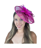 medium fascinator elegant