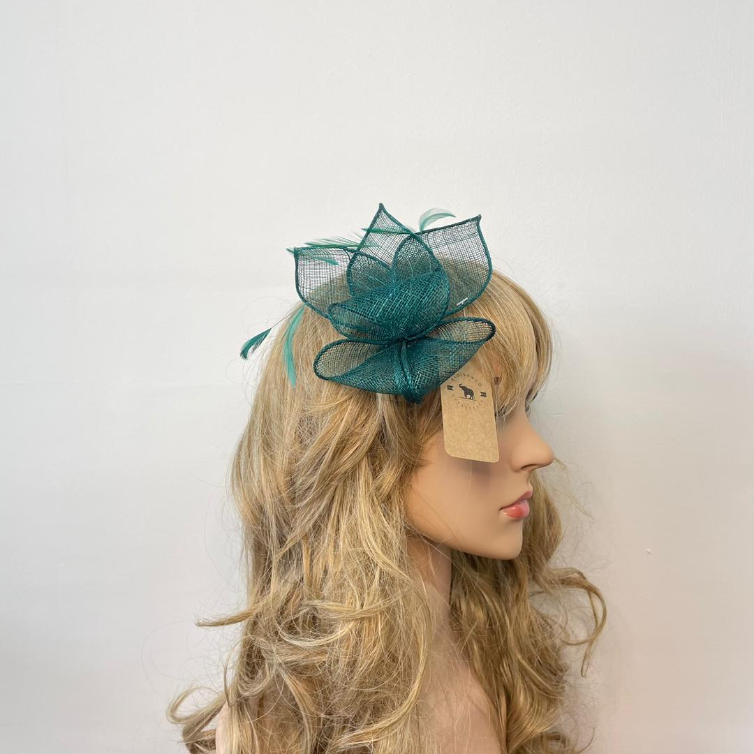 Small Fine Leaves Fascinator