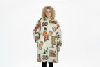 London Oversized Blanket Hoodie & Slipper Socks