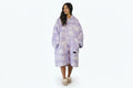Purple Cloud Oversized Blanket Hoodie & Slipper Socks