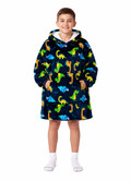 Big Dinosaur Kids’ Blanket Hoodie