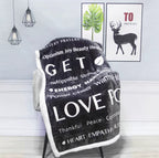 Reversible Fluffy Soft Throw Blanket