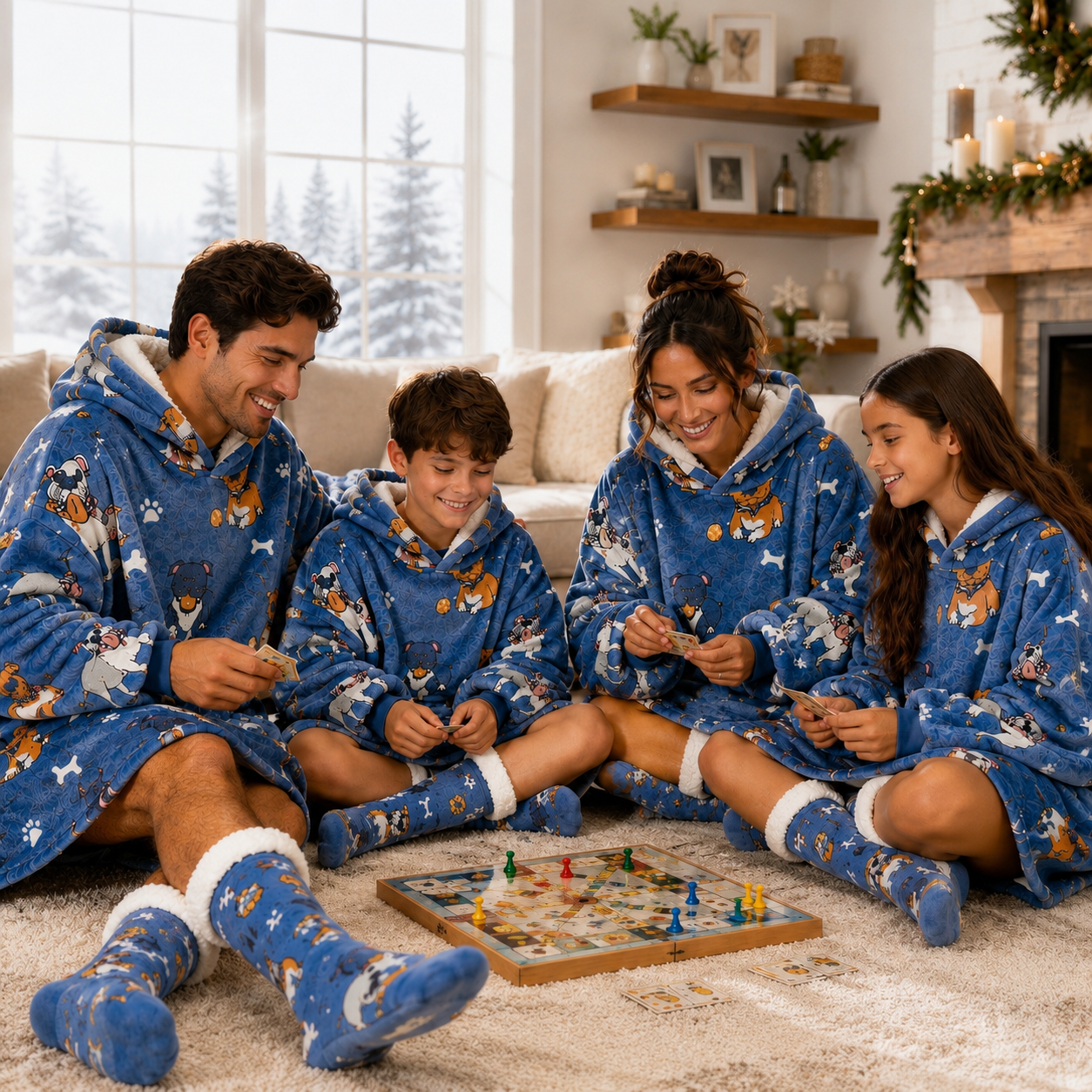 Bull Dog Kids’ Blanket Hoodie