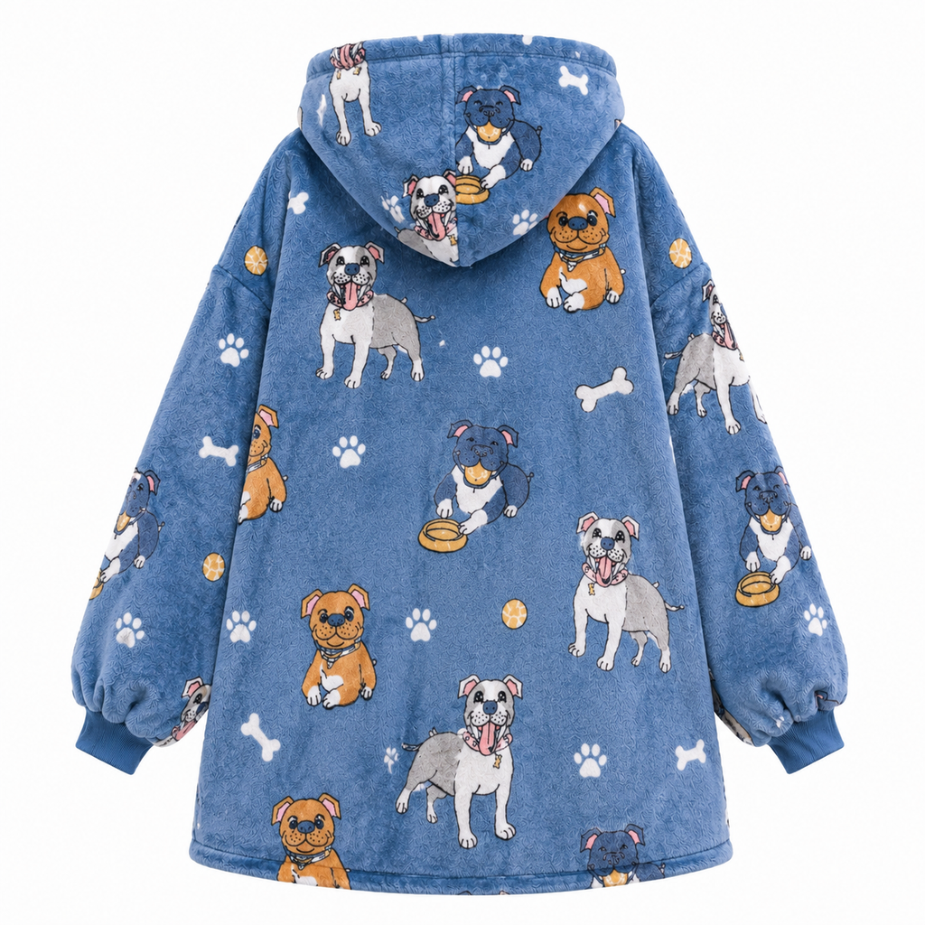 Bull Dog Kids’ Blanket Hoodie