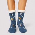 Bull Dog Adult Slipper Socks