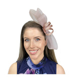 medium elegant ribbon fascinator