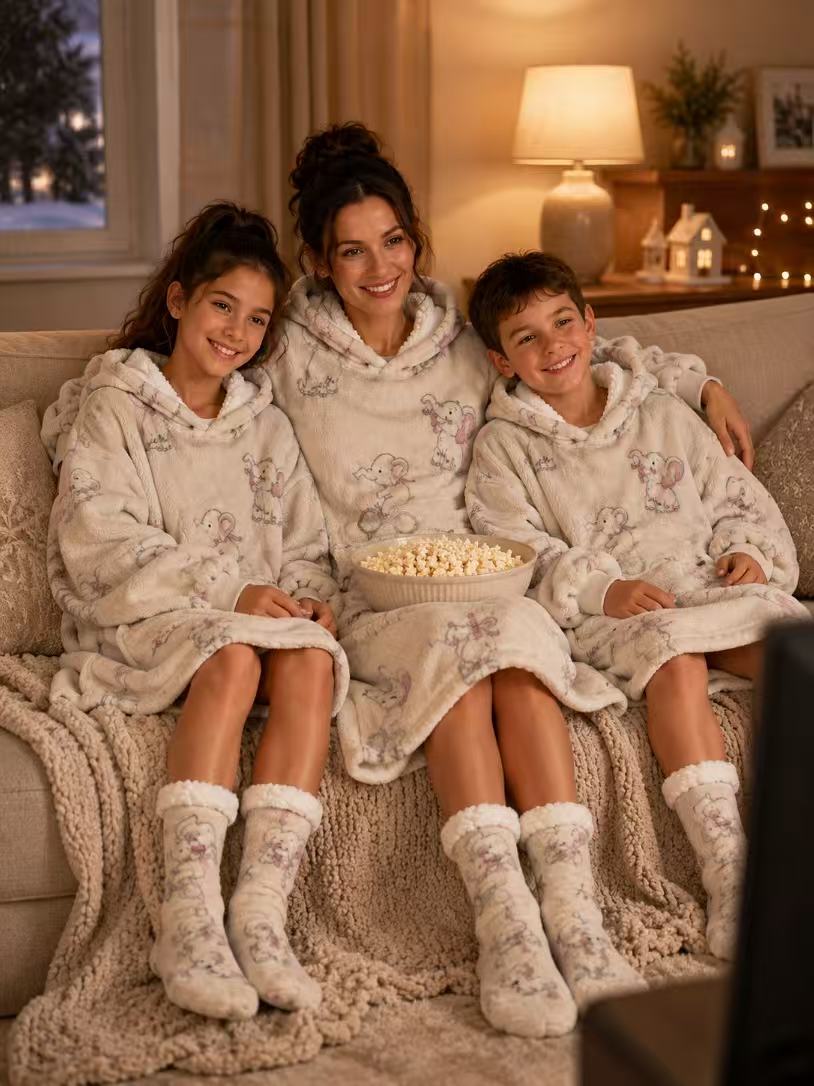 Elephant Adult Oversized Blanket Hoodie