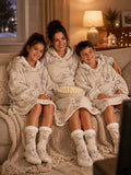 Elephant Adult Oversized Blanket Hoodie