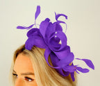 Large Gorgeous Feather Looped Fascinator