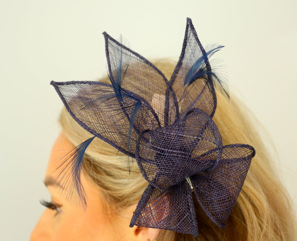 Small Fine Leaves Fascinator