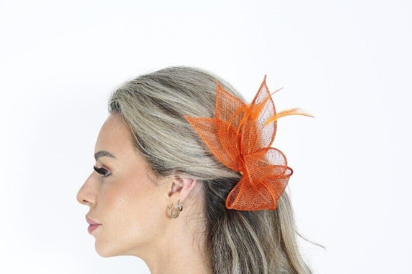 Small Fine Leaves Fascinator