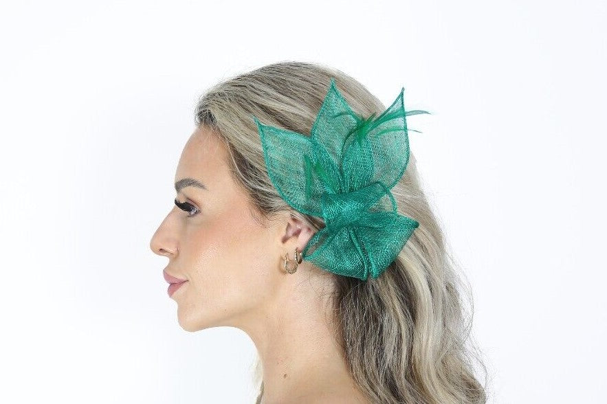 Small Fine Leaves Fascinator