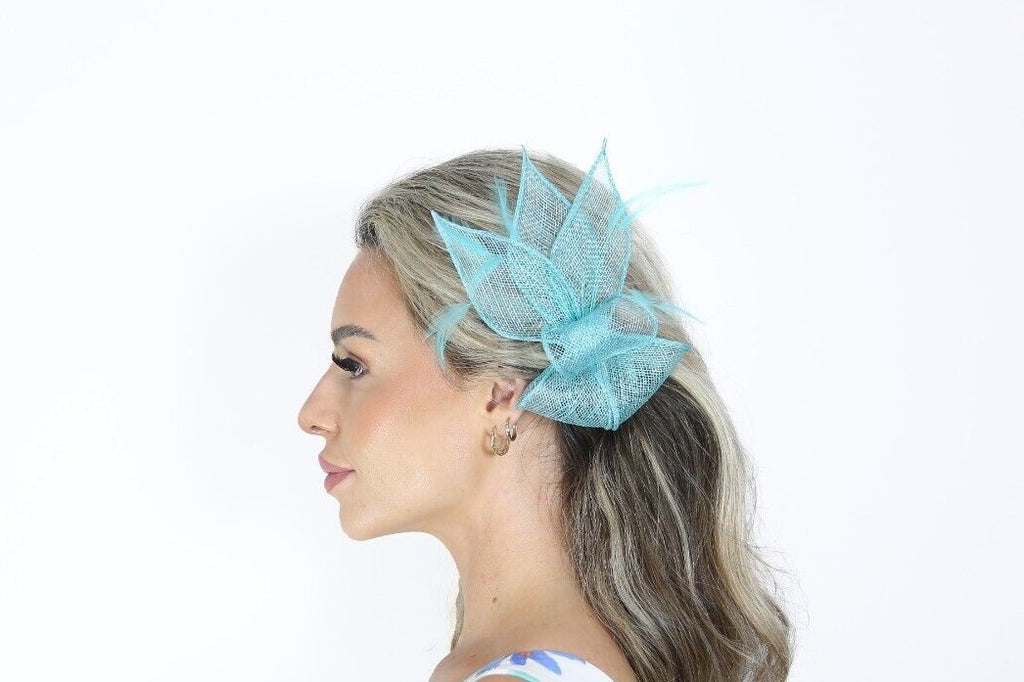 Small Fine Leaves Fascinator