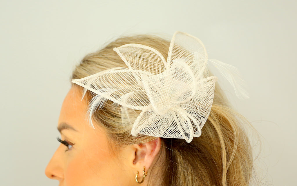 Small Fine Leaves Fascinator