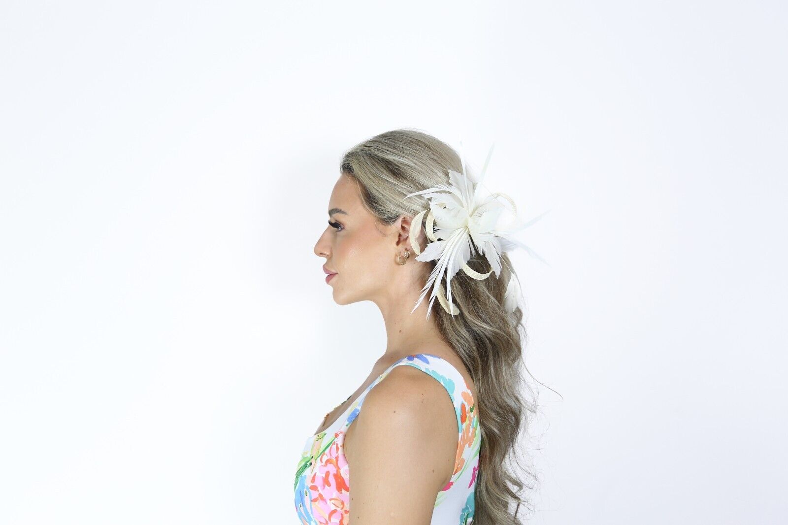 Small Fine Leaves Fascinators