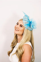 Rose and Feather Mini Hat Fascinator