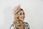 Rose and Feather Mini Hat Fascinator