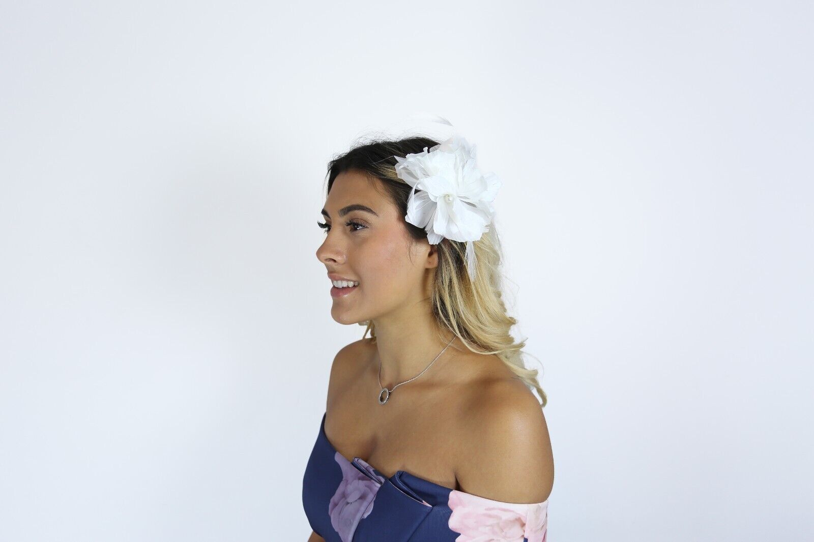 Small Fine Leaves Fascinator