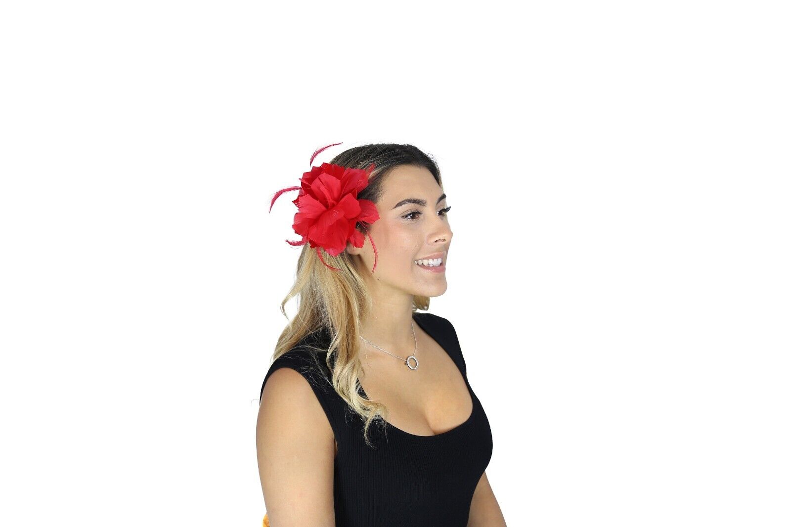 Small Fine Leaves Fascinator