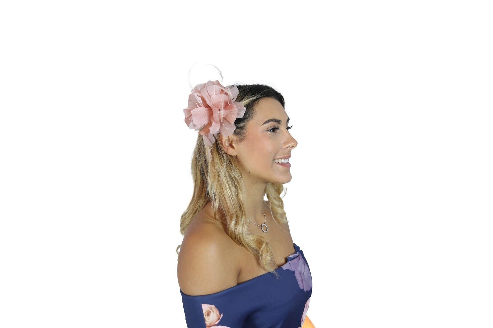Small Fine Leaves Fascinator