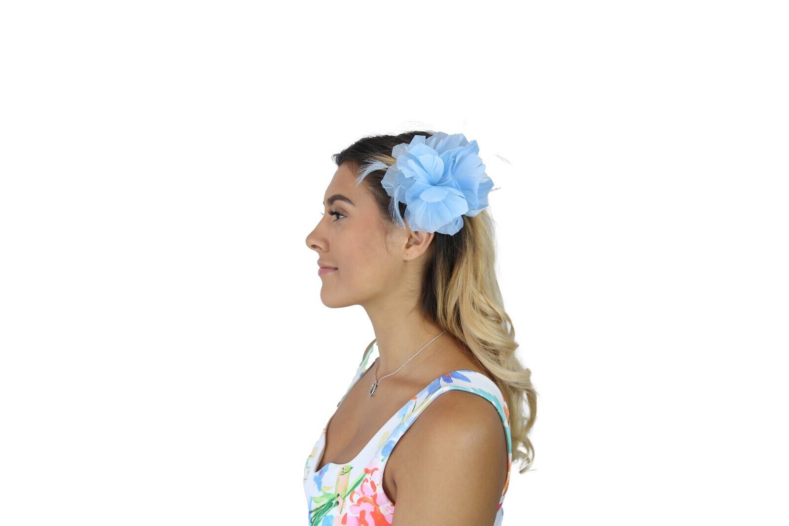 Small Fine Leaves Fascinator