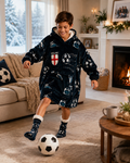 Football Kids’ Blanket Hoodie