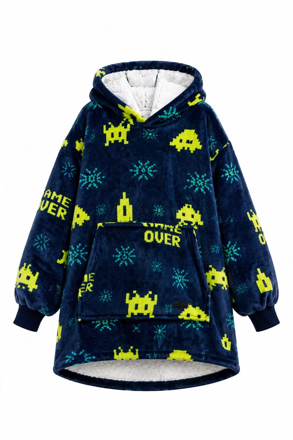 Game Over Kids’ Blanket Hoodie