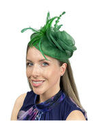 classic feather fascinator with a elegant rim