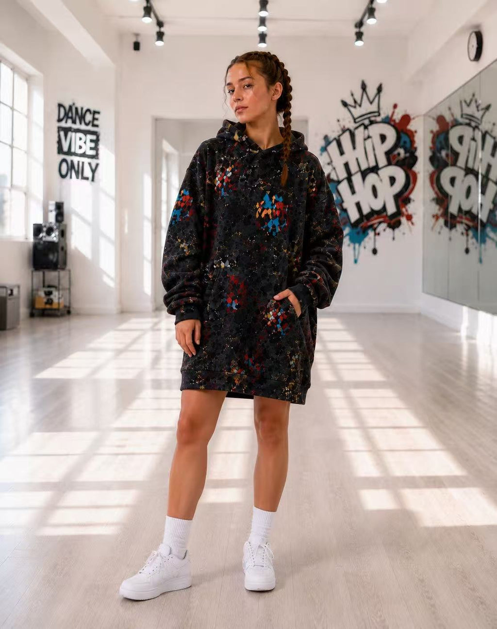 Hip Hop Adult Oversized Blanket Hoodie