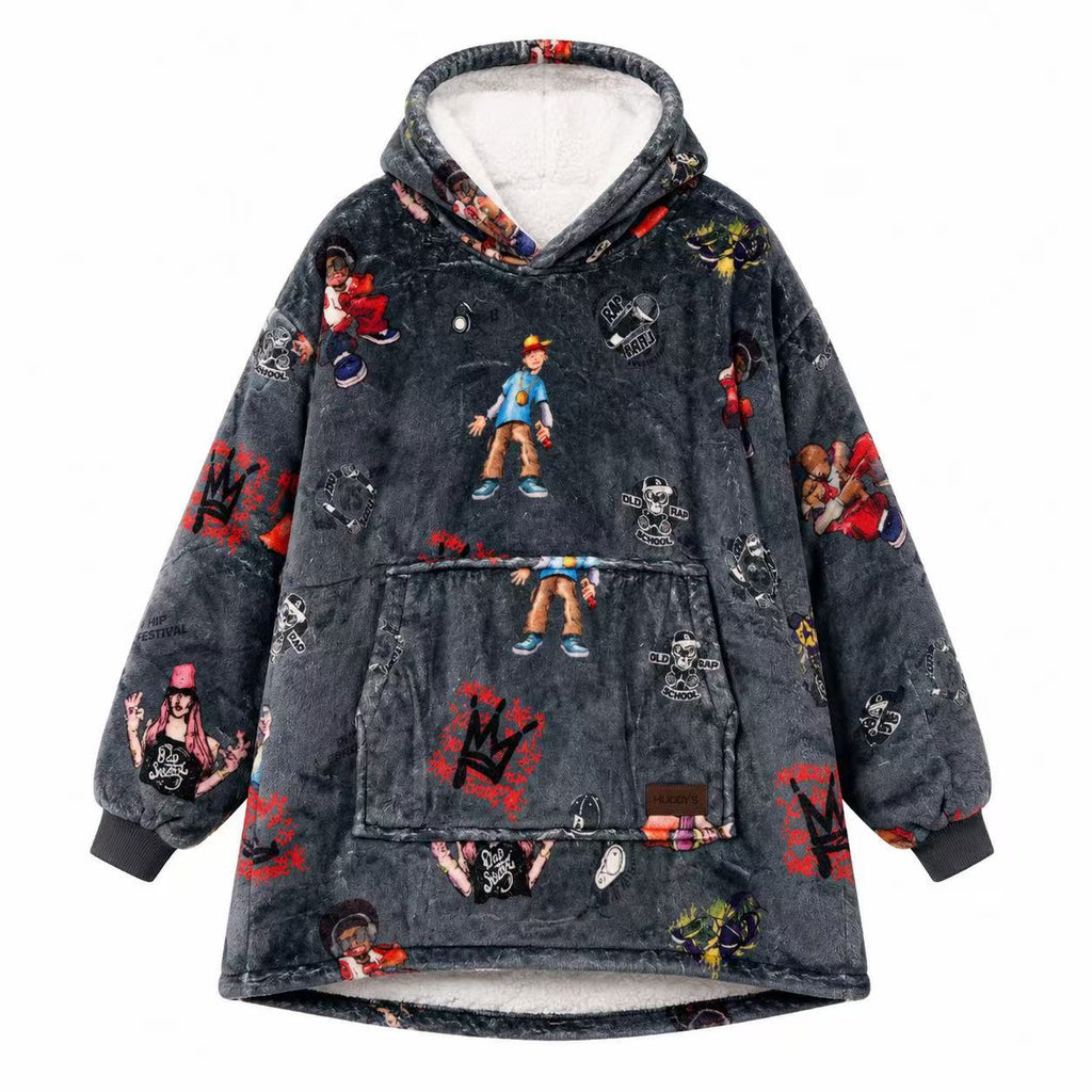 Hip Hop Adult Oversized Blanket Hoodie