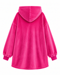 Hot Pink Adult Oversized Blanket Hoodie