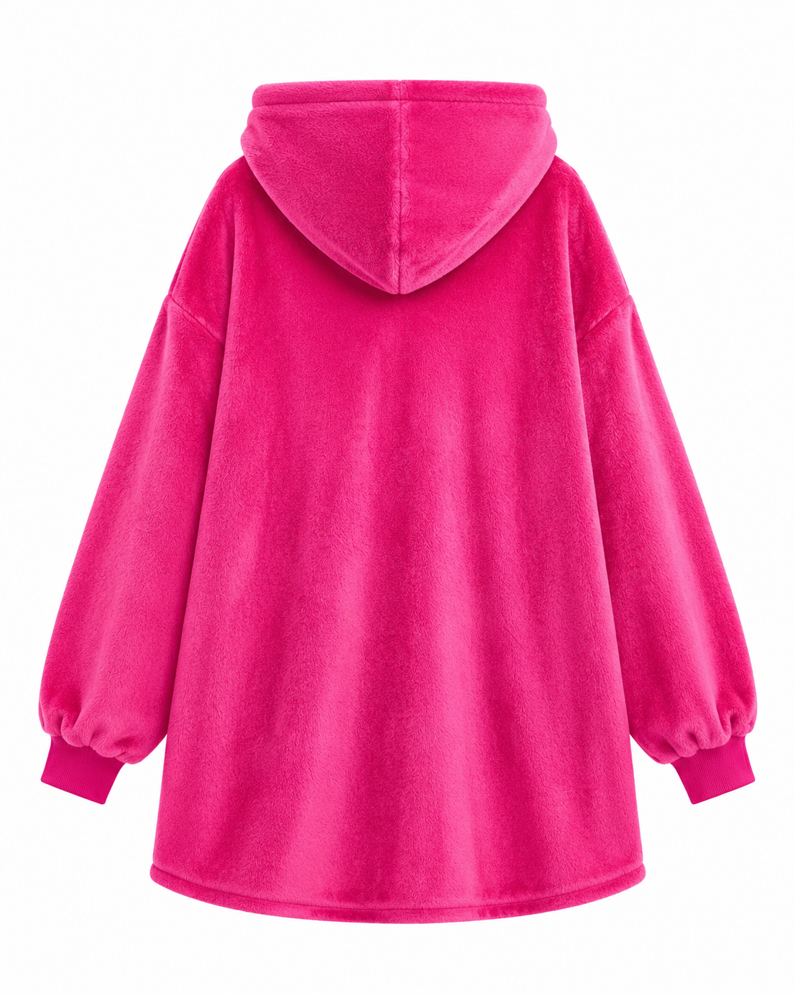 Hot Pink Adult Oversized Blanket Hoodie