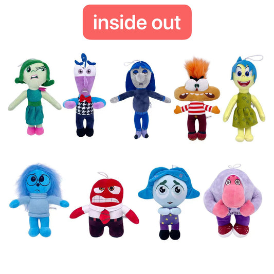 Inside Out 2024 Plush Toy Collection – Soft Stuffed Cartoon Figures