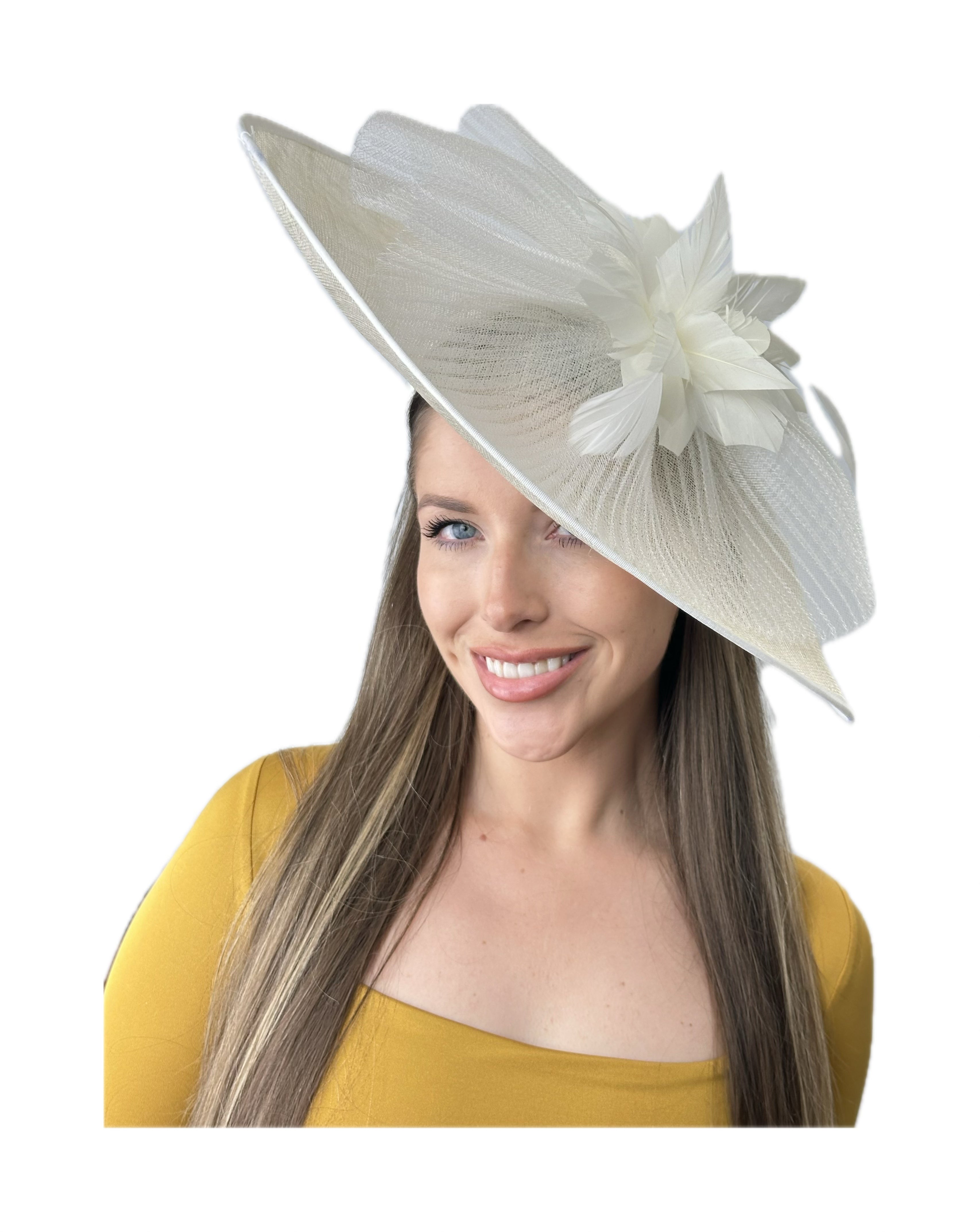 large elegant fascinator
