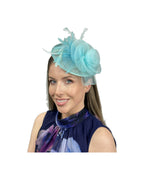 classic feather fascinator with a elegant rim
