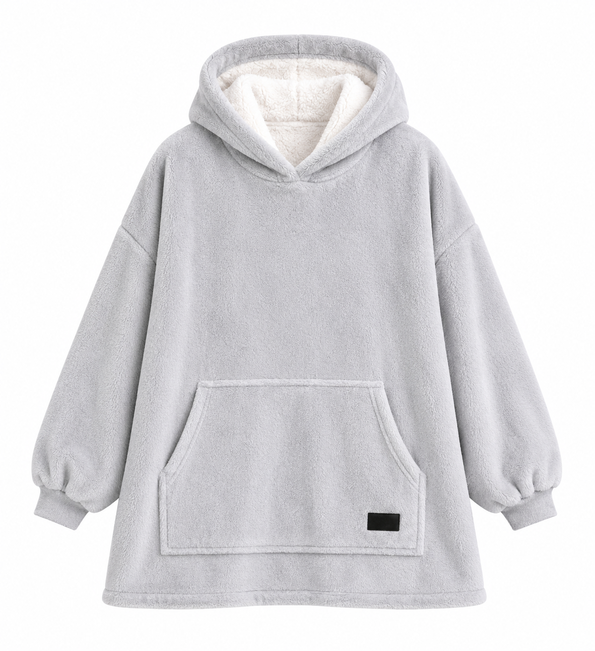 Light Gray Adult Oversized Blanket Hoodie