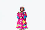 Love Heart Oversized Blanket Hoodie & Slipper Socks