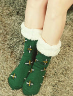 Manchester Bee Oversized Blanket Hoodie & Slipper Socks