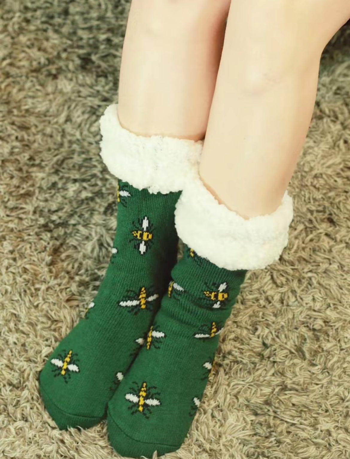 Manchester Bee Oversized Blanket Hoodie & Slipper Socks
