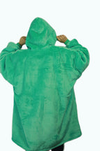 Mint Green Oversized Blanket Hoodie & Slipper Socks