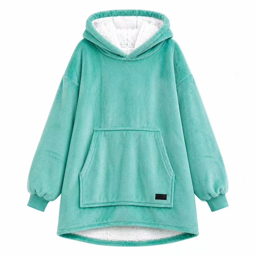 Mint Green Adult Oversized Blanket Hoodie