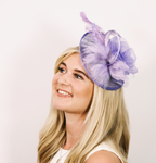 Rose and Feather Mini Hat Fascinator